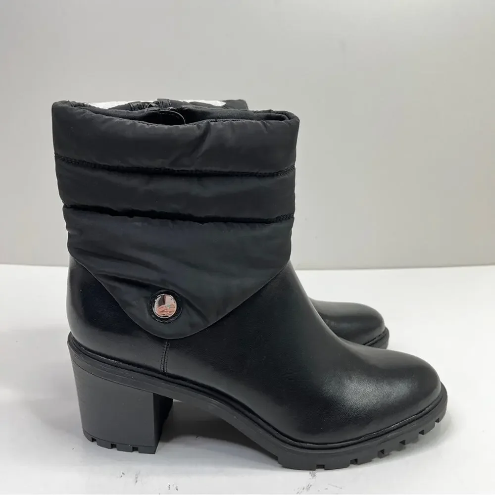 Alfani Belcalise lug sole puffer boots black - 10.5